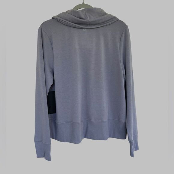 90 Degrees by Reflex Cowl Neck Womens Sweatshirt Large NEW - Picture 6 of 10